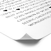Poster 60 raisons pour lesquelles nous vous aimons 70e ca (Coin)