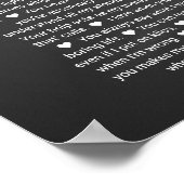 Poster 60 raisons pour lesquelles nous vous aimons vow ma (Coin)