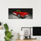 Poster 60-Vette (Bureau à domicile)