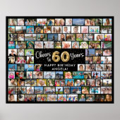 Poster 60e Anniversaire 108 Photos Black Gold Bravo à l'a (Devant)