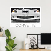 POSTER 60E ANNIVERSAIRE CORVETTE (Bureau à domicile)