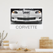 POSTER 60E ANNIVERSAIRE CORVETTE (Cuisine)