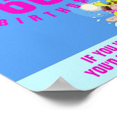 Poster 60e anniversaire drôle de fête de citation (Coin)