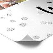 Poster 60e anniversaire du mariage argent photo signe de (Coin)