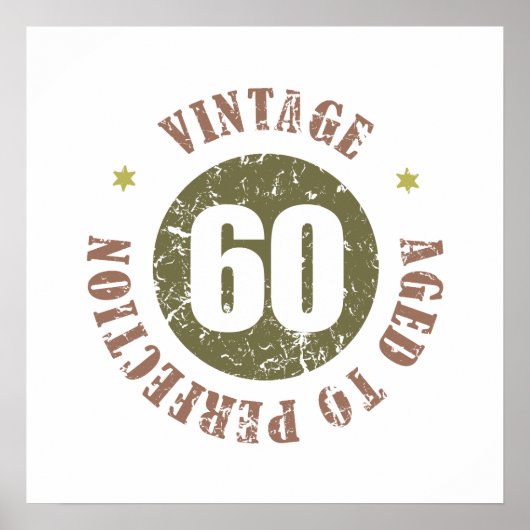 Poster 60e anniversaire Vintage (Devant)