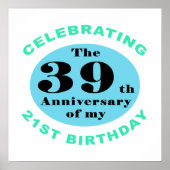 Poster 60e Humour d'anniversaire (Devant)