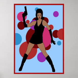 Poster 60s Spy Girl