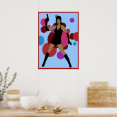 Poster 60s Spy Girl (Cuisine)