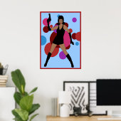 Poster 60s Spy Girl (Bureau à domicile)