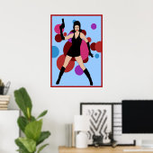 Poster 60s Spy Girl (Bureau à domicile)
