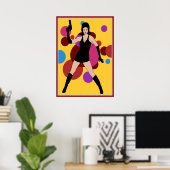 Poster 60s Spy Girl (Bureau à domicile)