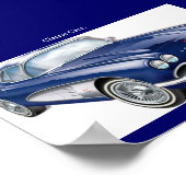 Poster 61 corvette (Coin)