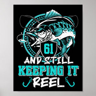 Poster 61e Anniversaire Pêche Drôle 61 Toujours En Garde 