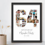 Poster 64e anniversaire Numéro 64 Photo personnalisée Col<br><div class="desc">Célébrez le 64ème anniversaire avec cette affiche personnalisée de collage photo numéro 64. Ce cadeau personnalisable est également parfait pour un anniversaire mariage. C'est une excellente façon de présenter des souvenirs précieux de votre vie de mariage et de marié. L'affiche comporte un collage de photos qui capturent ces moments spéciaux,...</div>
