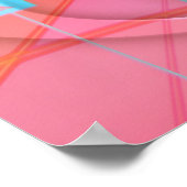 POSTER 654580 NOTES MUSICALES COLORÉES PAPIERS ARRIÈRE - (Coin)