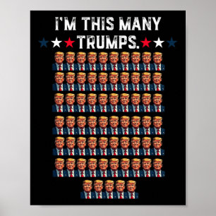 Poster 65e anniversaire Je suis ce grand succès pour Trum