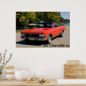 Poster 66 Chevelle ss (Cuisine)