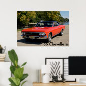 Poster 66 Chevelle ss (Bureau à domicile)