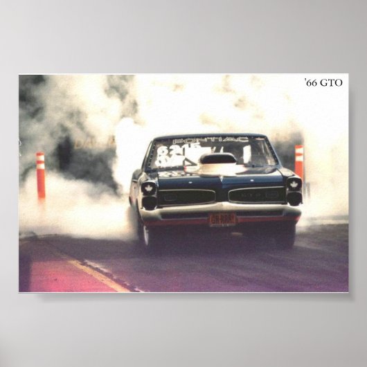 POSTER '66 GTO (Devant)
