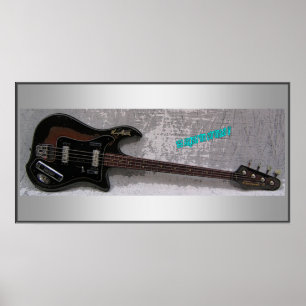 Poster '66 Hagstrom Bass Print