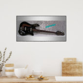 Poster '66 Hagstrom Bass Print (Cuisine)