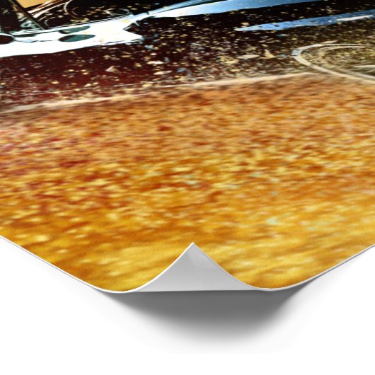 Poster 66 Peinture de corvette (Coin)