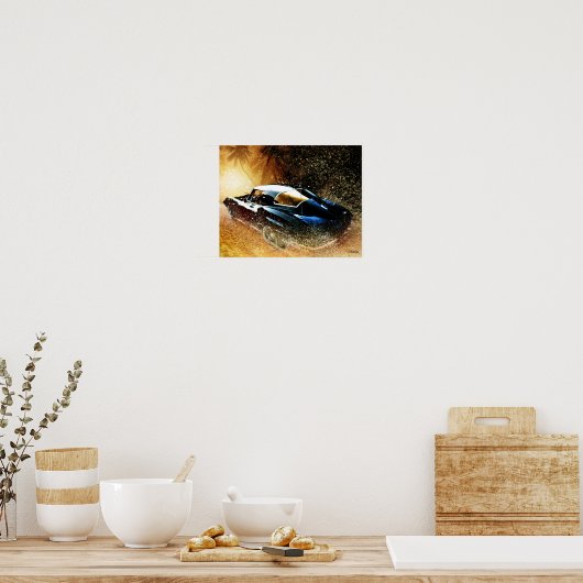 Poster 66 Peinture de corvette (Cuisine)