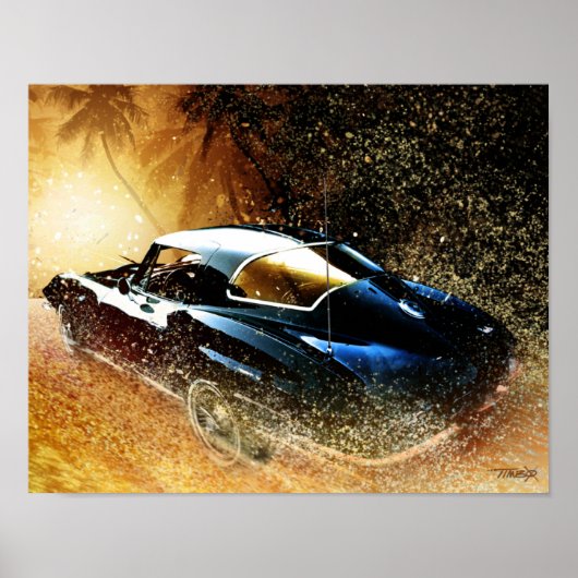 Poster 66 Peinture de corvette (Devant)