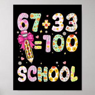 Poster 67 33 Jours D'école Pour Les Filles Enseignantes 1