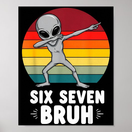 Poster 67 Animals Funny 67 Brainrot Youth Kids Alien 67  (Devant)