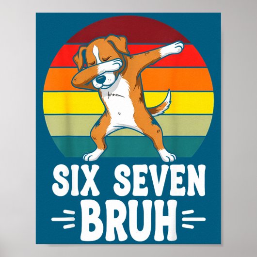 Poster 67 Animals Funny 67 Brainrot Youth Kids Dog 67  (Devant)