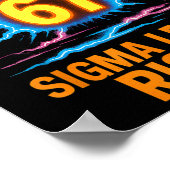 Poster 67 Aura Detected Sigma Levels Rising Six Seven Riz (Coin)