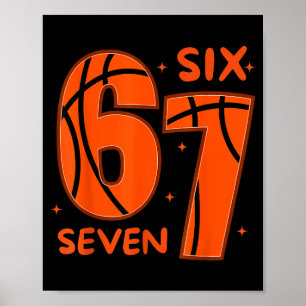 Poster 67 Basket Six Seven 6 7 Meme 6