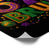 Poster 67 Bruh Funny Mardi Gras Mask Beads Costume Design (Coin)