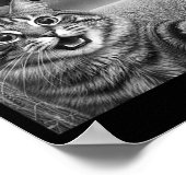 Poster 67 Cat Selfie With Alien Ufos Funny Cat Six Seven (Coin)