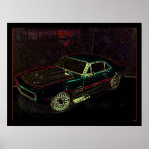 Poster "67" Chevy Camaro