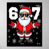 Poster 67 Christmas 6 7 Meme Pajamas 67 Bruh Slang (Devant)