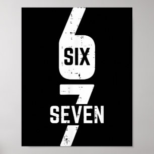 Poster 67 Costume Six Seven Mème Numéro 6 7 Sur Lui Homme