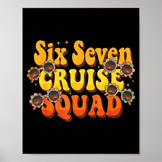 Poster 67 Cruise Squad 2025 Groovy Kids Cruise Meme Match (Devant)