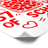 Poster 67 Days Of School Loved My Cl Funny Valentine Teac (Coin)