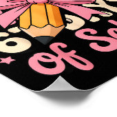 Poster 67 Days Of School Teacher Shirt Cute Preppy Cow Gi (Coin)