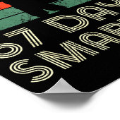 Poster 67 Days Smarter 67th Day Of School For Teacher Boy (Coin)