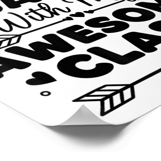 Poster 67 Days With My Awesome Cl Funny 67 Teacher Studen (Coin)