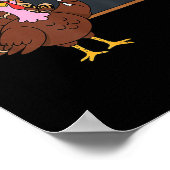 Poster 67 Dinde de Thanksgiving pour enseignant Six Sept (Coin)