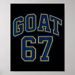 Poster 67 Drôle Six Sept Génération Alpha Z Mème Rizz Drô