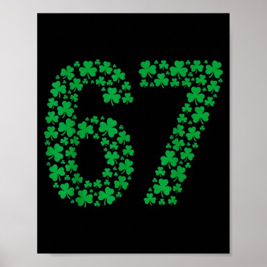 Poster 67 drôles de mèmes de la génération Six Seven St. (Devant)