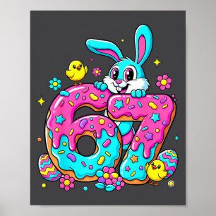 Poster 67 drôles de mèmes de lapin de Pâques de la généra
