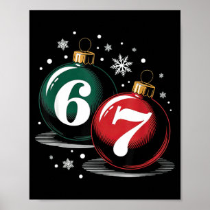 Poster 67 Enfants de Noël Garçons Filles Meme Xmas Drôle