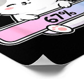 Poster 67 Funny Cat Aura Energy At Six Seven Meme Gen Z A (Coin)