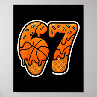 Poster 67 Glace Dégoulinante Basketball Six Seven Mème Pa